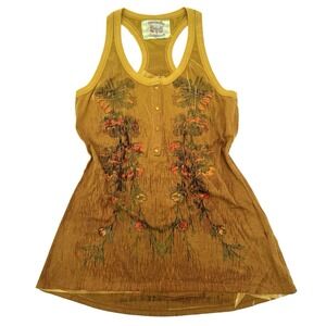 Butterfly Dropout Y2k Fairy Grunge Burnout Top L Indie Vintage Racerback Tank
